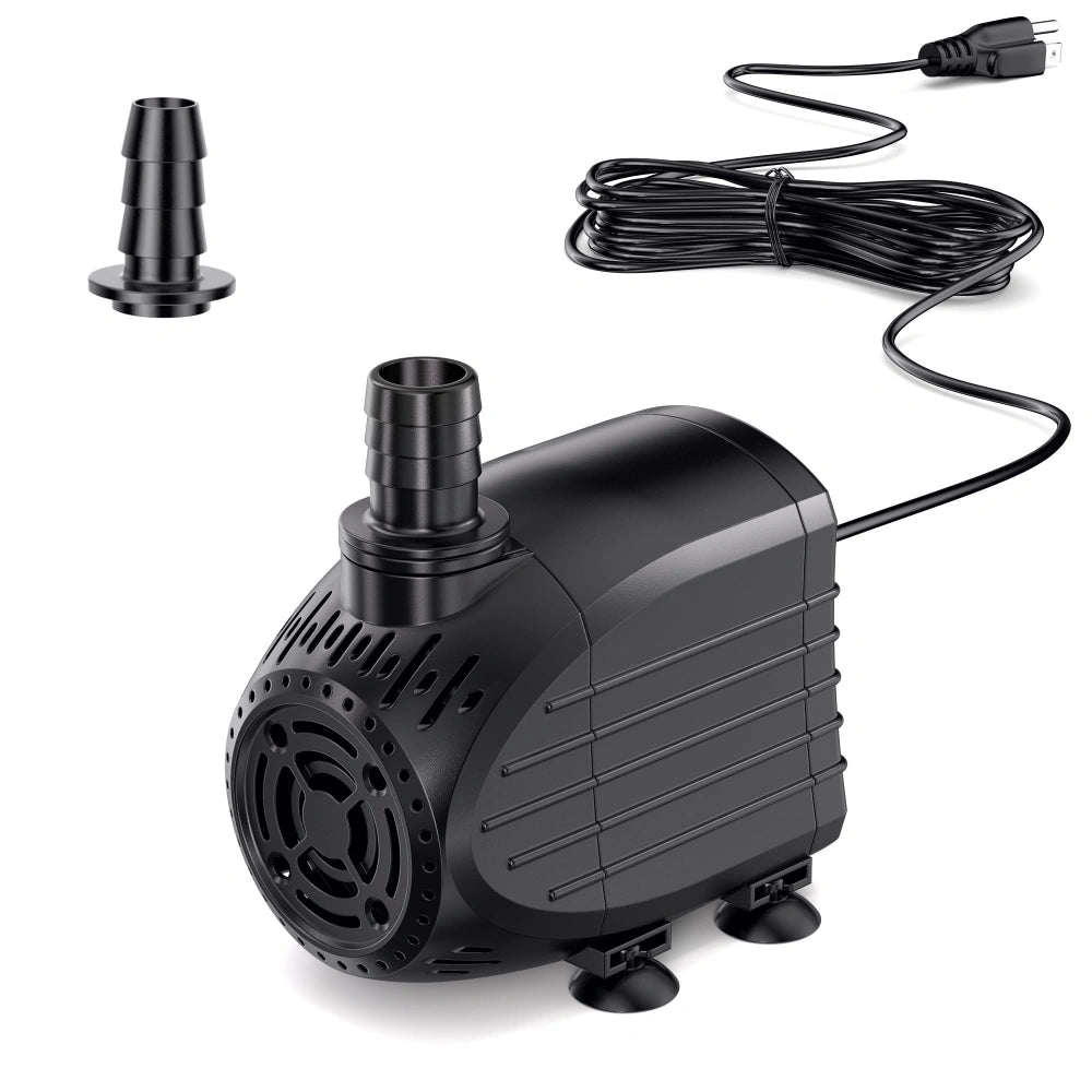 NFESOLAR KF202 120GPH Ultra Quiet Submersible Pump with Dry Burn Protection